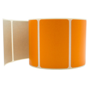 Opaque Thermoetiketten 40x25mm 19mm Orange