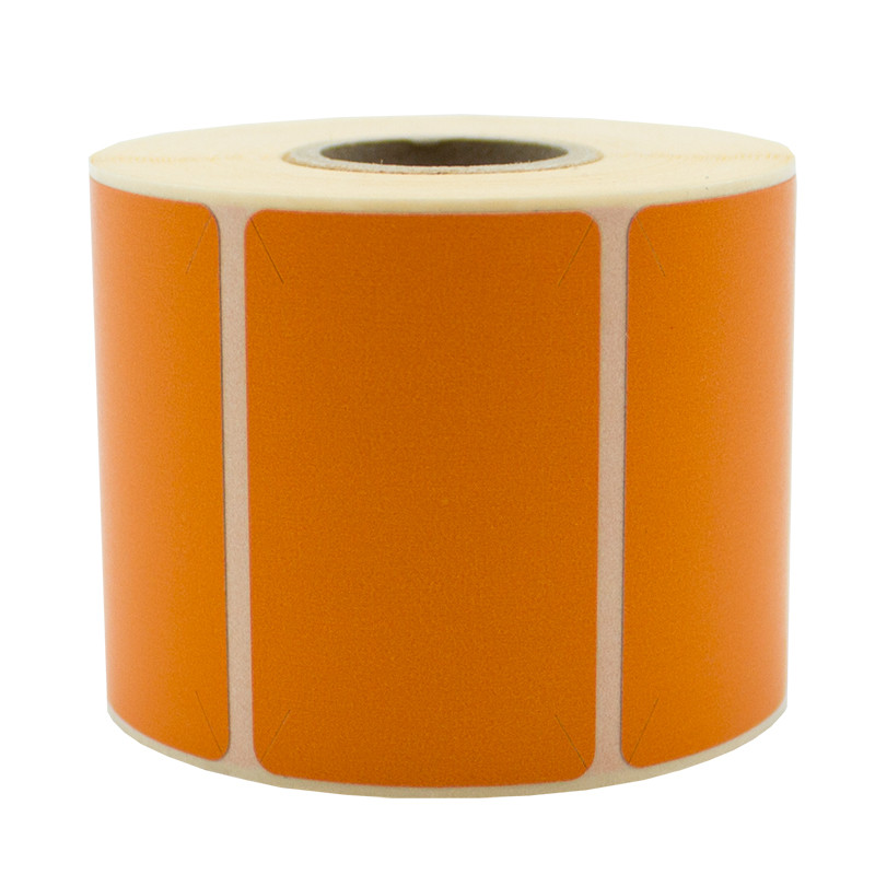 Opaque Thermoetiketten 40x25mm 19mm Orange