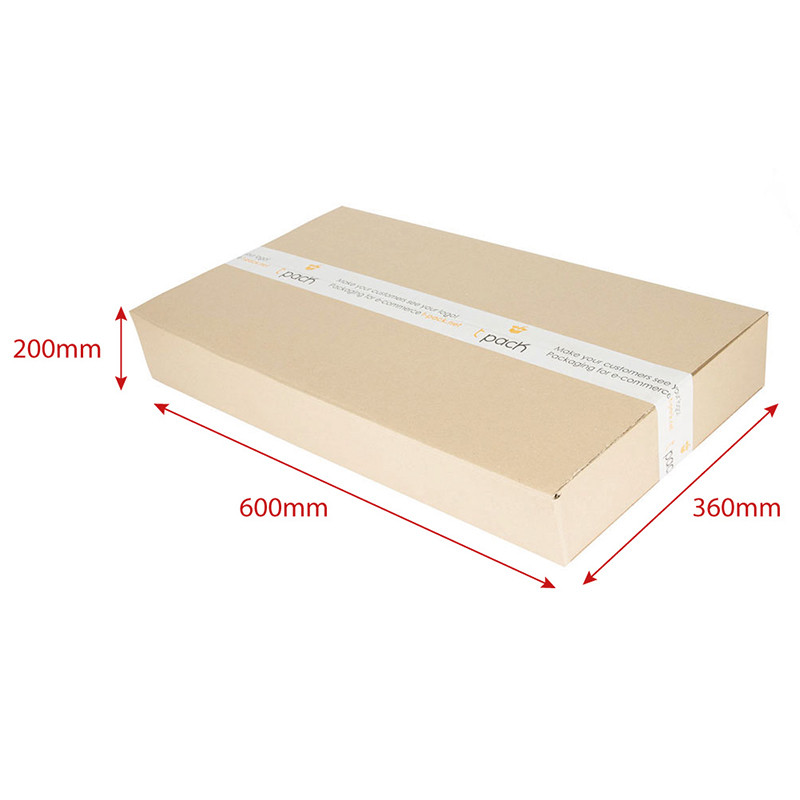 Faltkarton aus Wellpappe 360x600x200 F203 20Stck