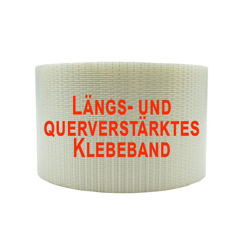 Klebeband Fadenverstärkt Filamentband transparent 75mm x 50m