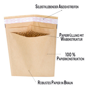 Luftpolsterpapier-Versandtaschen C3 315 x 445 mm