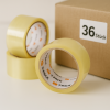 Transparentes Verpackungsklebeband Acryl 48 mm x 66 Yards 36 Stück