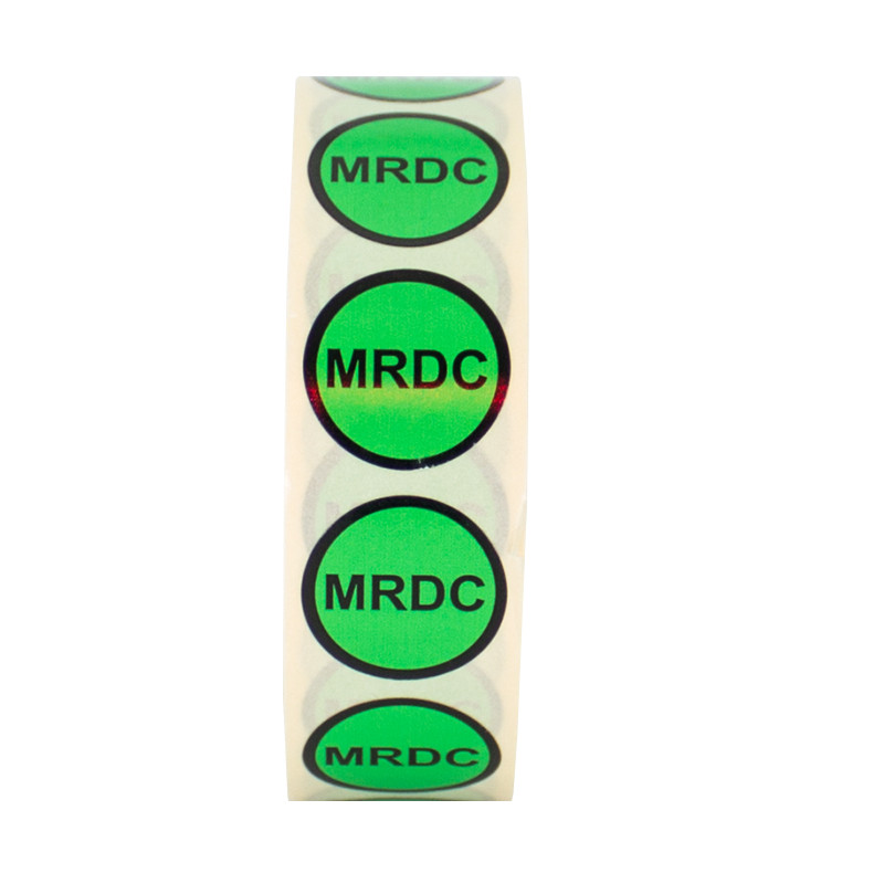 Informationsetikett MRDC Ø19mm 500 Stück 40mm