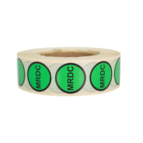 Informationsetikett MRDC Ø19mm 500 Stück 40mm