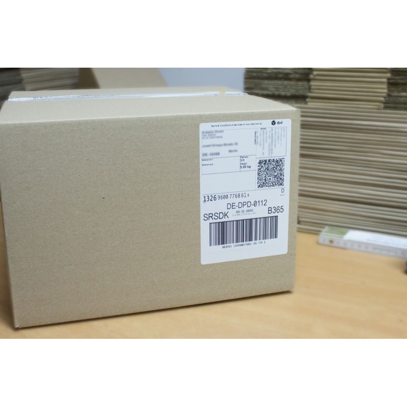 Thermoetiketten 100x200 250Stck Hülsenkern 25mm Weiß Perforation