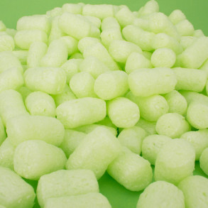 Verpackungschips aus Pflanzenstärke BIO 300l Grün