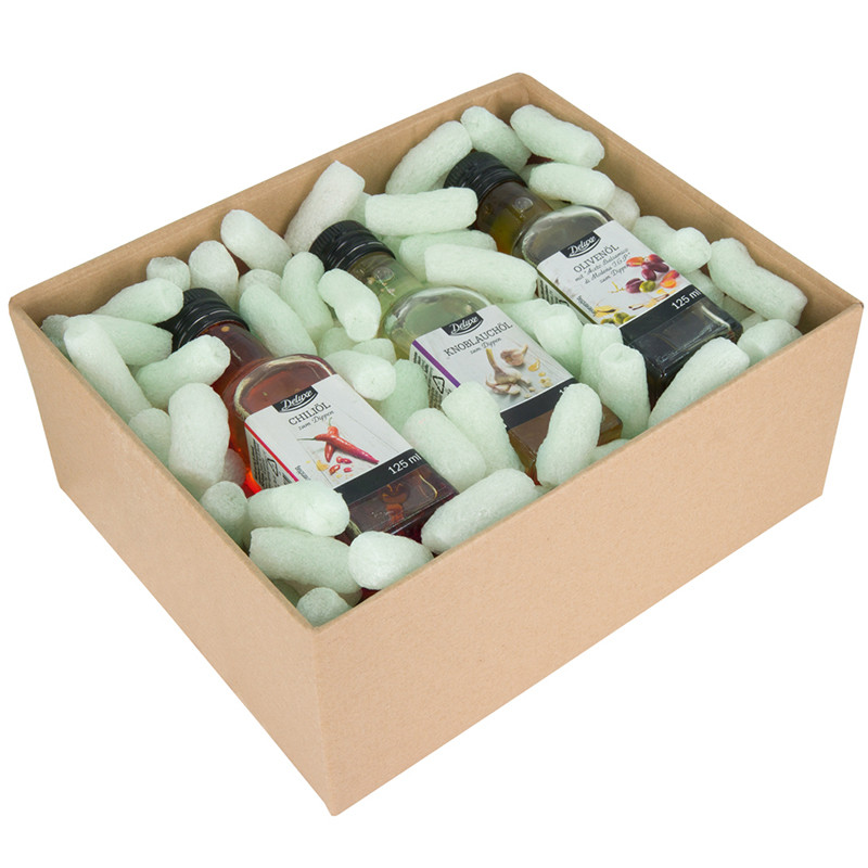 Verpackungschips aus Pflanzenstärke BIO 400l Grün