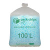 Verpackungschips aus Pflanzenstärke BIO 100l Blau