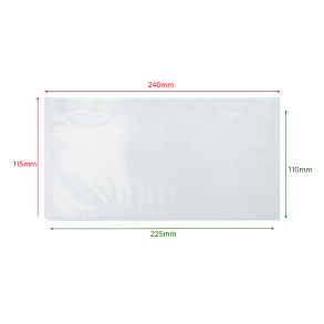 Lieferscheintaschen DIN Lang transparent 240x115mm 1000 Stück