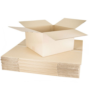 Faltkarton aus Wellpappe 235x235x115 F201 10Stck