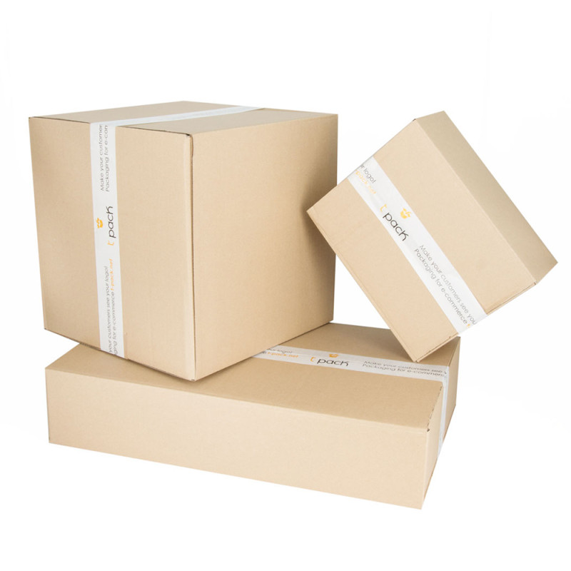 Faltkarton aus Wellpappe 370x240x230 F201 10Stck