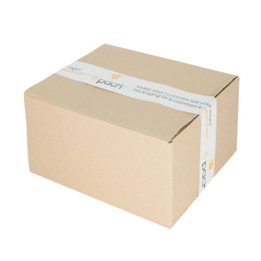 Faltkarton aus Wellpappe 370x240x230 F201 10Stck