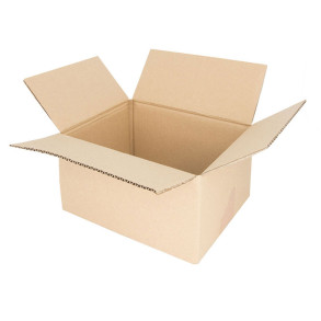 Faltkarton aus Wellpappe 370x240x230 F201 10Stck