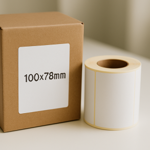 Thermotransfer-etiketten 100x78 1000Stck Hülsenkern 76mm