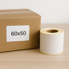 Thermotransfer-etiketten 60x50mm 500stck 40mm weiß