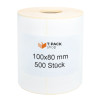 Thermotransfer-etiketten 100x80mm 500Stck Hülsenkern 40mm