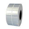 1000 Polyester Etiketten, silber, 20 x 10 mm Thermotransfer-Etiketten