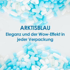 Arktisblau - Verpackungschips Aus Pflanzenstärke BIO 200l