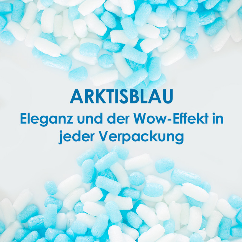 Arktisblau - Verpackungschips Aus Pflanzenstärke BIO 200l