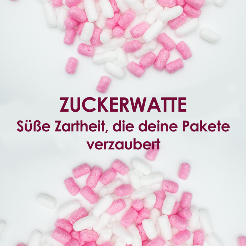 Zuckerwatte – Verpackungschips aus Pflanzenstärke BIO 200 l