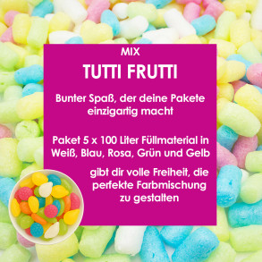 Tutti Frutti – Verpackungschips aus Pflanzenstärke BIO 500 l
