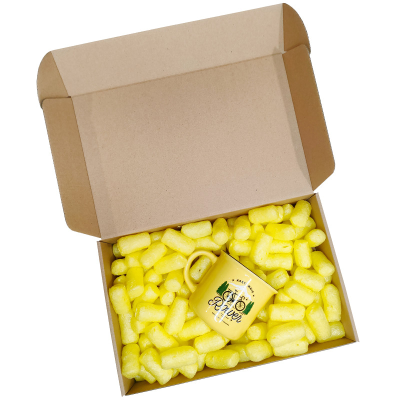 Verpackungschips Aus Pflanzenstärke BIO 100l Gelb