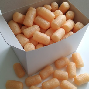 Verpackungschips aus Pflanzenstärke BIO 400l Orange