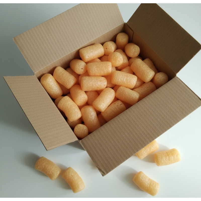 Verpackungschips aus Pflanzenstärke BIO 400l Orange