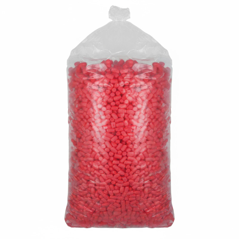 Verpackungschips aus Pflanzenstärke BIO 400l Rot