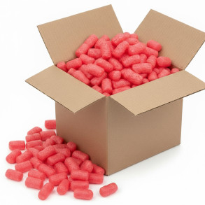 Verpackungschips aus Pflanzenstärke BIO 400l Rot