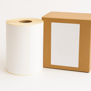 Thermoetiketten 103x199mm 250 Stück Hülsenkern 25mm weiß