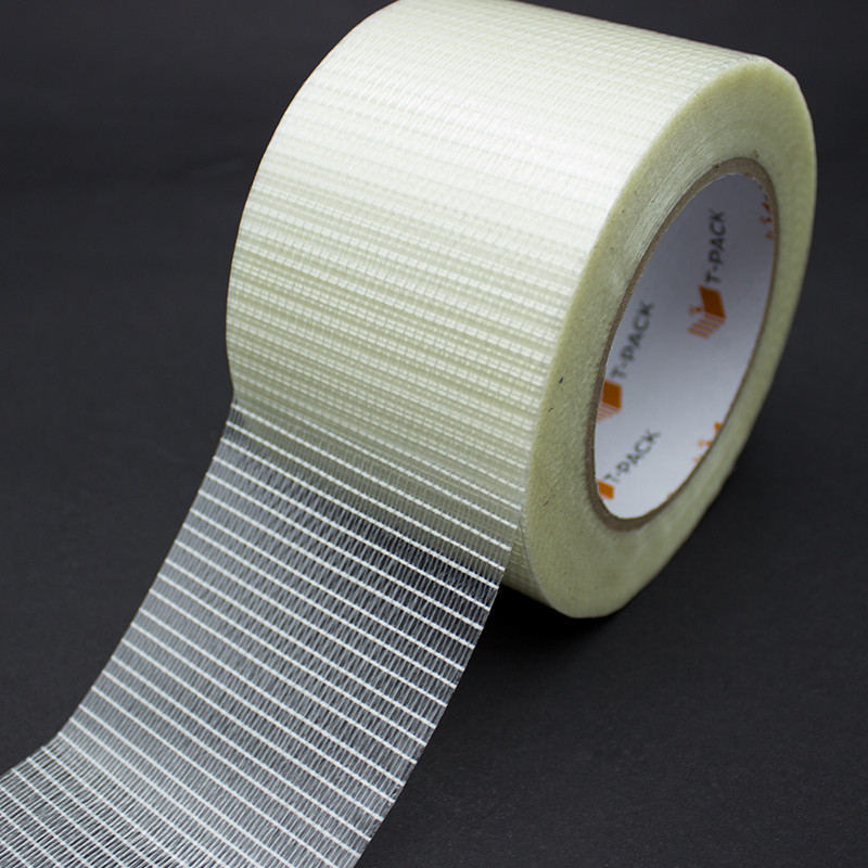 Klebeband Fadenverstärkt Filamentband transparent 75mm x 50m