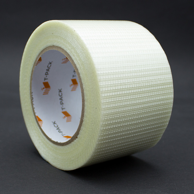 Klebeband Fadenverstärkt Filamentband transparent 75mm x 50m