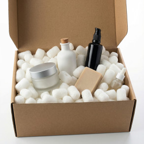 Verpackungschips aus Pflanzenstärke BIO 400l Weiß