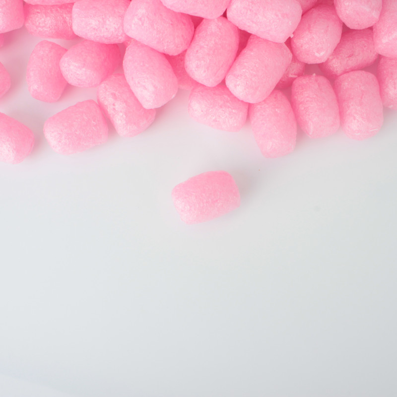 Verpackungschips aus Pflanzenstärke BIO 400l Rosa