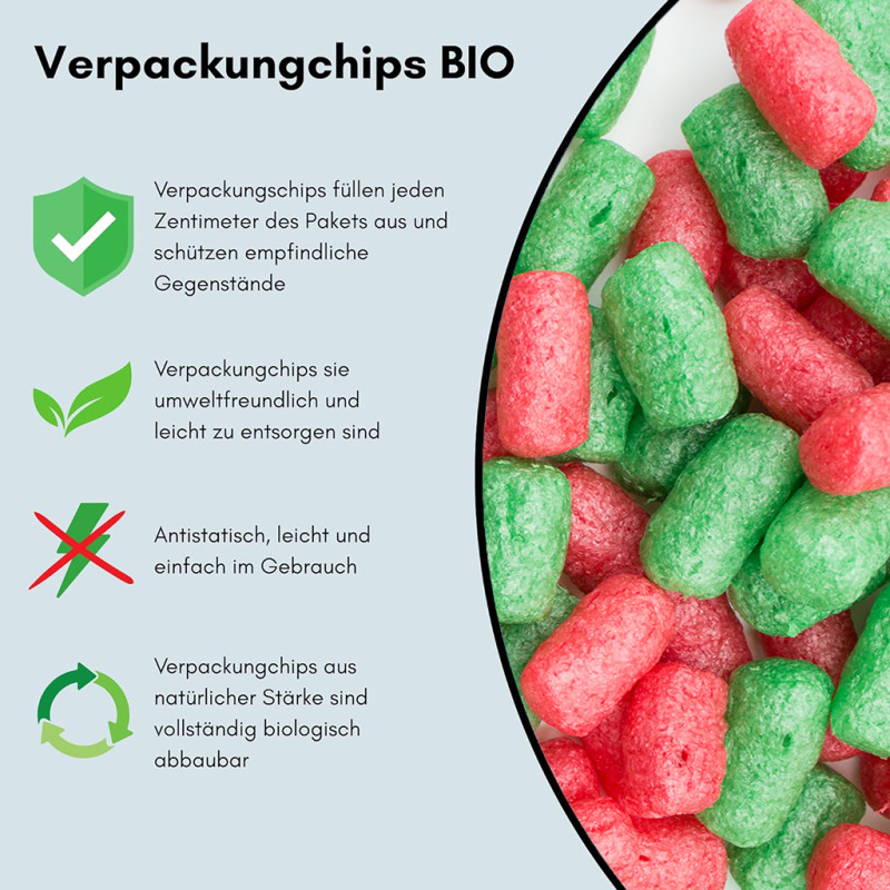 Weihnachtliche Stimmung – Verpackungschips Aus Pflanzenstärke BIO 200l