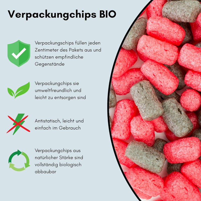 Flamenco - Verpackungschips Aus Pflanzenstärke BIO 200l