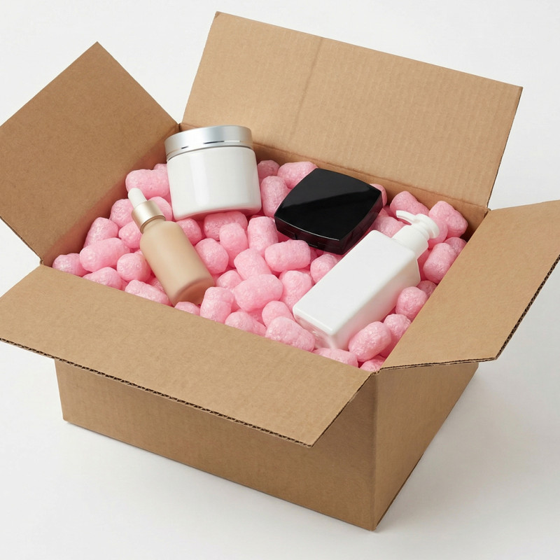 Verpackungschips aus Pflanzenstärke BIO 100l Rosa