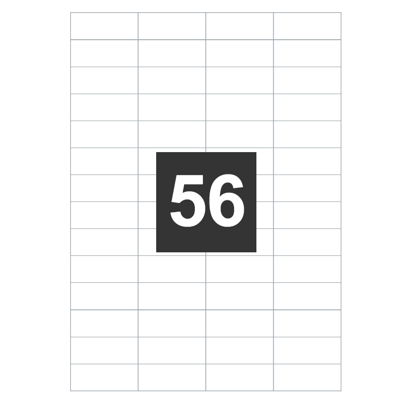 Etiketten 52,5x21,2mm 5600Stck DIN A4