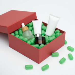 Verpackungschips aus Pflanzenstärke BIO 100l Waldgrün