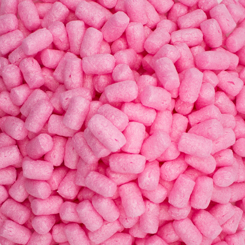 Verpackungschips aus Pflanzenstärke BIO 400l Rosa