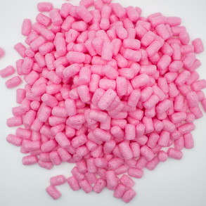 Verpackungschips aus Pflanzenstärke BIO 300l Rosa