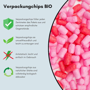 Love Story - Verpackungschips Aus Pflanzenstärke BIO 200l