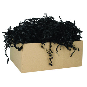 Papierwolle Schwarz 1 kg – Papierfüllmaterial für Verpackung und Versand