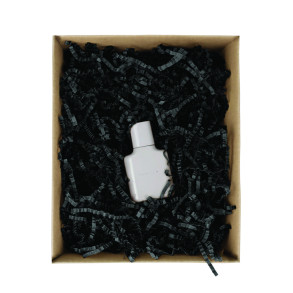 Papierwolle Schwarz 1 kg – Papierfüllmaterial für Verpackung und Versand