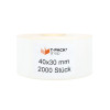 Thermotransfer-etiketten 40x30mm 2000Stck Hülsenkern 40mm