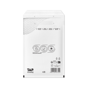 100 Luftpolster-Versandtaschen weiß 200x275 mm D14 EKO TAP Comebag®