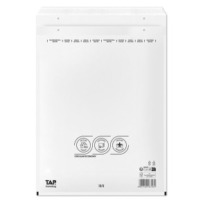 100 Luftpolster-Versandtaschen weiß 370x480 mm K20 EKO TAP Comebag®