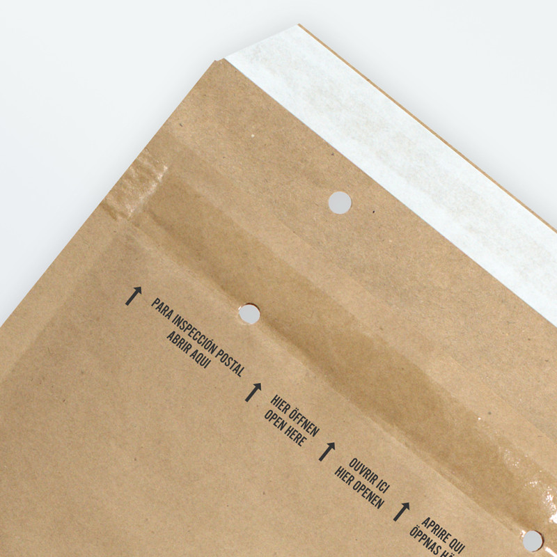 100 Luftpolster-Versandtaschen braun 235x122 mm DIN Lang EKO TAP Comebag®