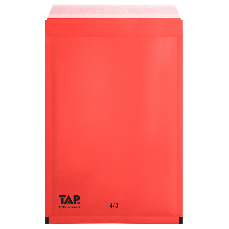 100 Luftpolster-Versandtaschen Rot 200x275 mm D14 EKO TAP Comebag®